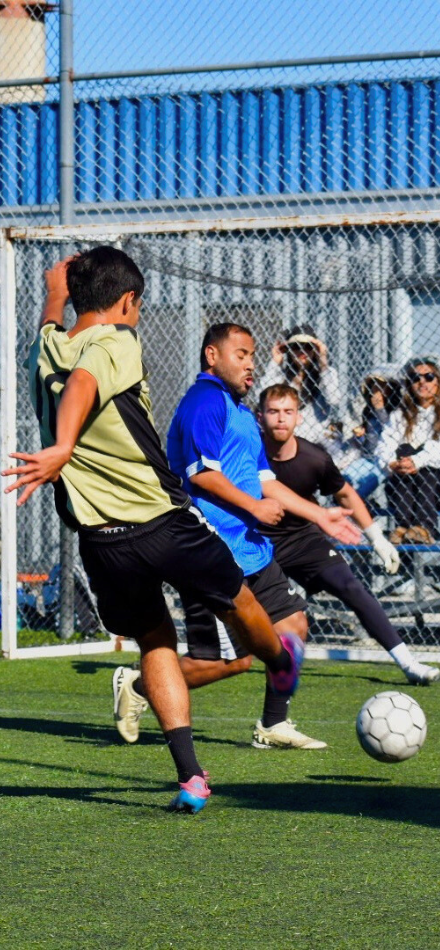 Pezo league action under the lights